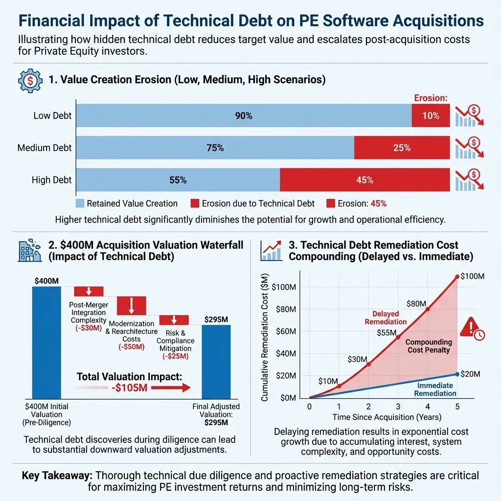 Financial Impact of Technical Debt on PE Software Acquisitions